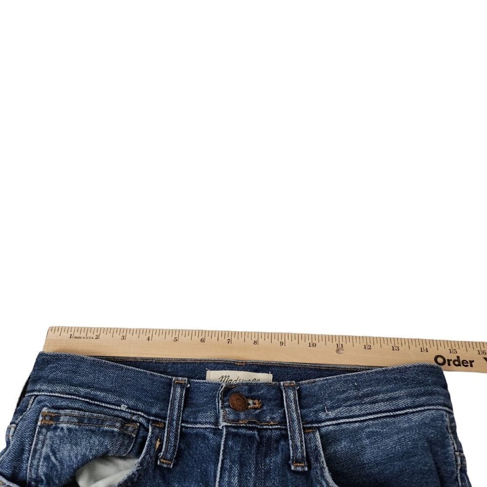 Madewell Mom Jeans 25 Womens Blue High Rise Medium Wash Denim AA585 - Picture 13 of 15